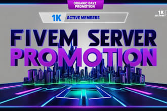 setup fivem server promotion, discord promotion, fivem advertisement