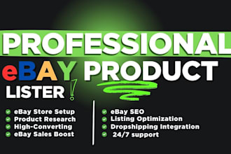 create high converting ebay product listings and boost sales