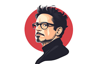 create cartoon caricature headshot avatar from photo