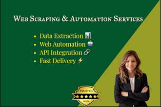 scrape any website and provide data in CSV, excel, or json