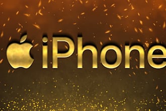 design 3d luxury metallic gold and silver logo for you