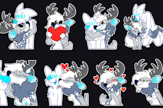 draw furry stickers nsfw animated stickers for telegram and discord community