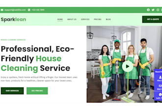 cleaning service website office cleaning, cleaning website booking koala website