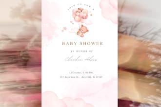 do costum invitation for baby shower