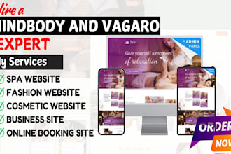 design vagaro integrate mindbody spa makeup booking beauty hair website zenoti