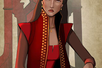 draw a book character, illustration, fanart or comic