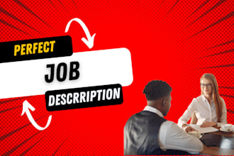 conceive a job description and organograms