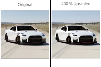 upscale any low quality image to high quality