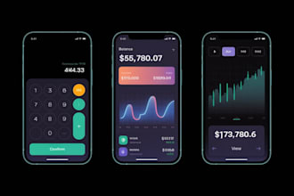 design crypto exchange website, crypto wallet app, blockchain development
