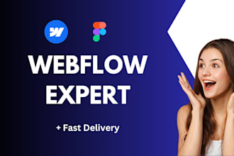 do webflow website, figma to webflow, webflow design, webflow expert
