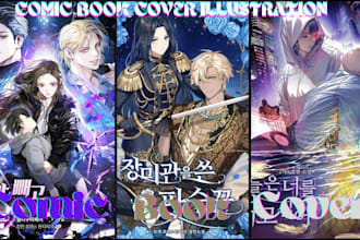 webtoon cover webnovel webcomic light novel book anime manga manhwa shenon dc