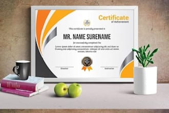 create diploma certificate, custom certificate template certificate design