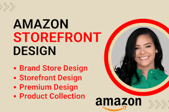 create your amazon brand store and storefront design