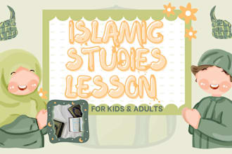 teach islamic studies and prophet stories for kids and adults