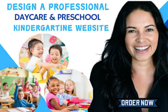 create preschool website, daycare website, kindergarten website with procare
