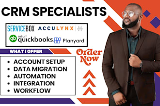 do planyard acculynx quickbook data crm service box forma skyboss data migration