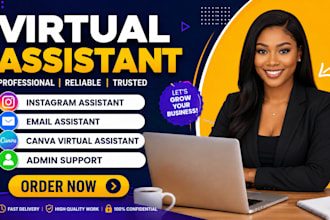be instagram assistant email assistant canva virtual assistant admin support