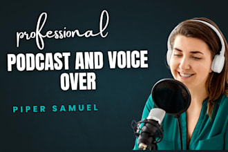 commercial voice over ai voice over actor agent audio book sound effect narrator