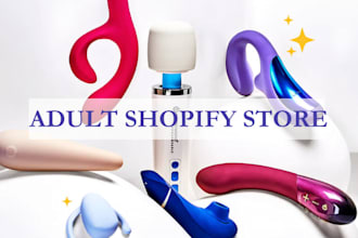 design premium adult shopify store, adult toy store adult shopify store