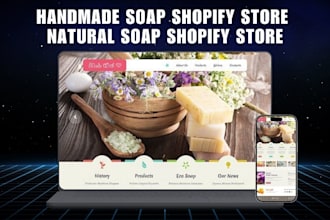 design profiable handmade soap shopify store natural soap store soap store