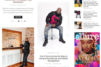 feature your music on the 2 popular music magazines or blogs