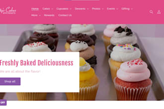 design profitable bakery website bakery ecommerce store food website