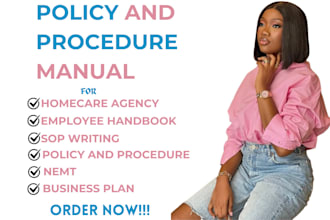 do group homecare policy and procedure manuals, employee handbook and guide