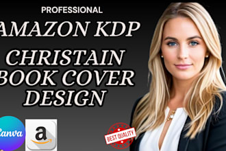 professionally design a christian book cover, for amazon kdp