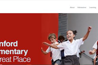 design professional school educational website modern elearning academic website