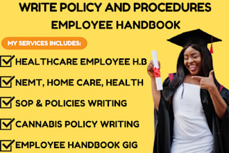 write home care employee handbook, policy and procedure, sops, training manuals