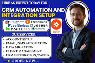 setup jobber jobnimbus houzz pro contractor foreman jobtread ghl lead automation