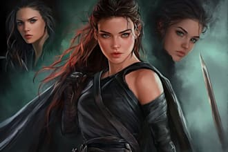 paint realistic or fantasy character art