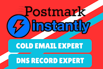 setup postmark instantly ai campaign dns record sequence