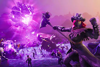 fortnite game and fortnite map promotion,roblox  game with scripting UI designs