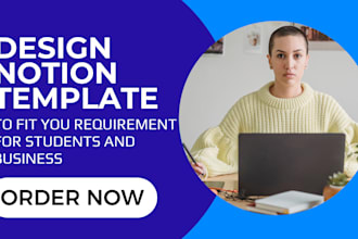 design a personalized notion template for productivity and habit tracking