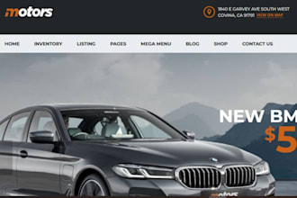 design used car website car dealership website car buyer car sales website