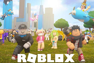 make roblox full game creation, game map, roblox horror game,roblox ugc, animate