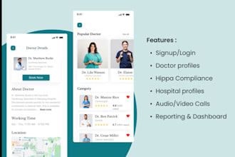 do ai telehealth fitness health booking ai app on demand doctor clinical webapp
