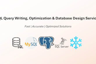write sql queries and design efficient databases for your needs