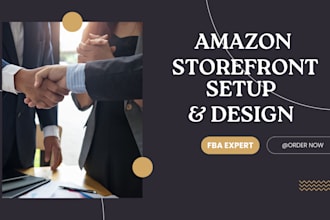 create your amazon brand store or storefront design