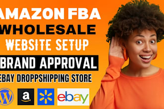do amazon fba wholesale site, ebay store, walmart dropshipping approval website