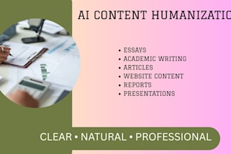 humanize and refine ai generated content