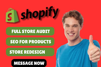 setup audit for shopify cro management conversion and traffic