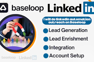 set up and manage your baseloop campaigns to automate your linkedin outreach