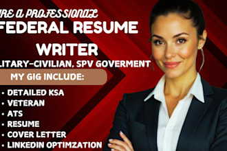write military to civilian resume, cover letter expert, federal resume writing