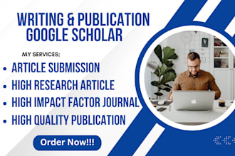 write and publish article in google scholar peer reviewed indexed journal