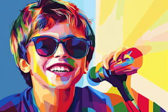 make your photos into wpap pop art