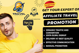 advertise your affiliate travel website link, clickbank promotion
