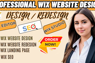wix website redesign, design wix website, wix velo code