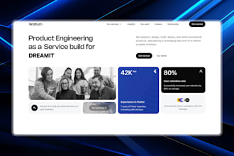 develop landing page website for your business with framer